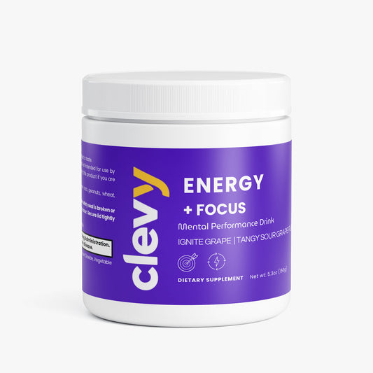 Clevy Surge – Energy + Focus Formula (IGNITE GRAPE)
