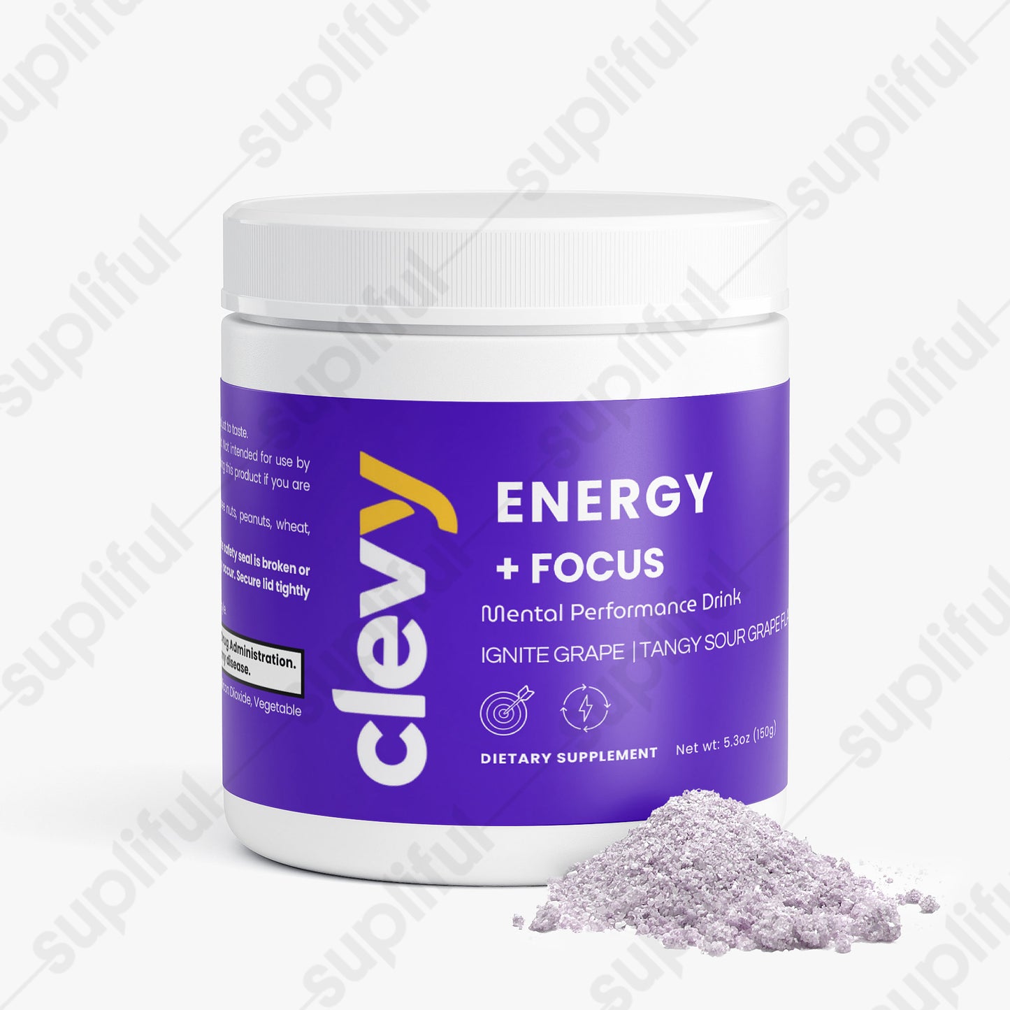 Clevy Surge – Energy + Focus Formula (IGNITE GRAPE)